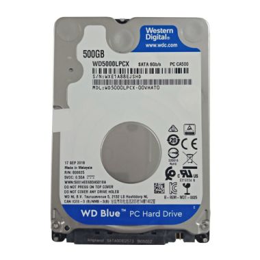 Hdd Western 500Gb Sata (LapTop)