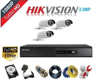 TRỌN BỘ 3 CAMERA HIKVISION HD TVI 1080P(2.0 MP)