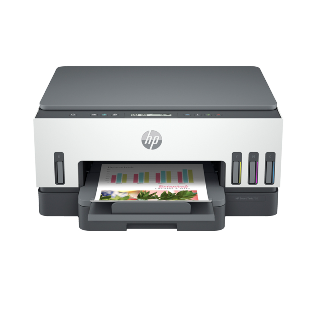 Máy in phun màu HP Smart Tank 720 All-in-One 6UU46A (In đảo mặt | Copy | Scan | A4 | A5 | USB | WIFI)