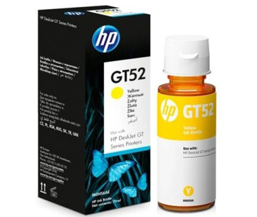 HP GT52 Yellow Original Ink Bottle (M0H56AA)